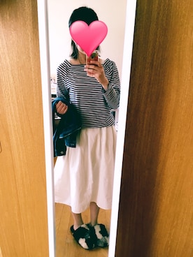 「お買い物」｜「アイテム（アナログ腕時計）」を使った、yukaaさん（レディース・153cm）の春コーディネート