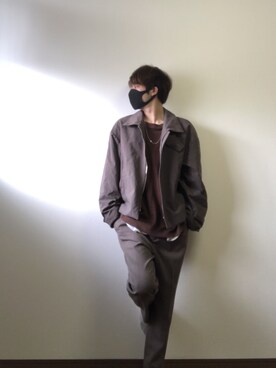 「UNIQLO（ユニクロ）の50色ソックス（消臭機能付き）（ソックス/靴下）」を使った、シュウさん（メンズ・171cm）の秋コーディネート