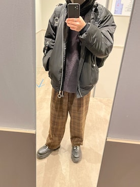 「ADRER（アドラー）のアイテム（バッグ）」を使った、シュウさん（メンズ・171cm）の冬コーディネート