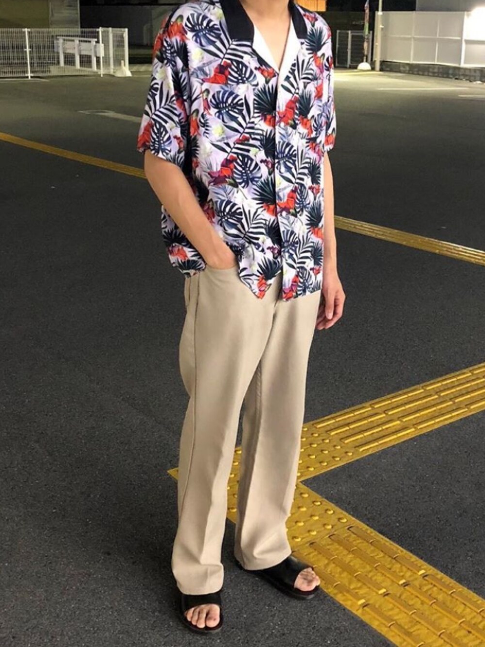 「ブラウン、シャツ、outfit、古着、Wrangler、luciole_jean pierre、柄シャツ、vintage」｜「LUCIOLE_JEAN PIERREのアイテム（シャツ/ブラウス、その他）」を使った、KKKさん（メンズ・176cm）の秋コーディネートの1枚目の写真