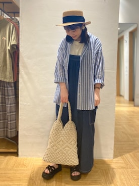 「Samansa Mos2（サマンサ モスモス）のアイテム（シューズ）」を使った、おのさん（レディース・148cm）の春コーディネート