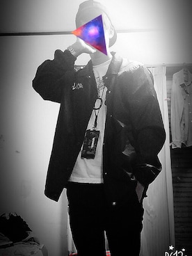 「XLARGE（エクストララージ）のアイテム（財布/小物）」を使った、たつき。さん（メンズ・175cm）の冬コーディネート