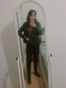 「BC（ビーシー）のアイテム」を使った、子子子子子安安さん（レディース・162cm）の秋コーディネート