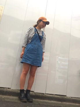 「マリン」｜minahoさん（レディース・168cm）の夏コーディネート