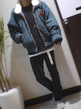 yappi＠相互フォローさん（メンズ・175cm）の冬コーディネート