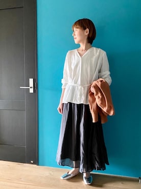 「coen」｜coen すしいさん（レディース・158cm）の春コーディネート