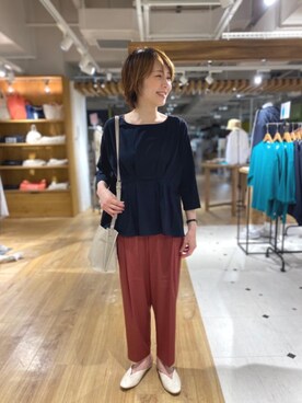 「coen」｜coen すしいさん（レディース・158cm）の春コーディネート