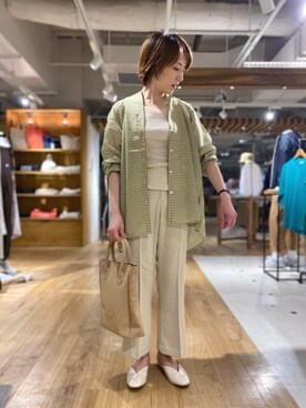 「coen」｜coen すしいさん（レディース・158cm）の春コーディネート