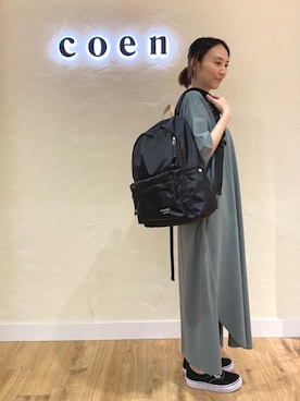 「the case（ザケース）のアイテム」を使った、coen すしいさん（レディース・158cm）の夏コーディネート