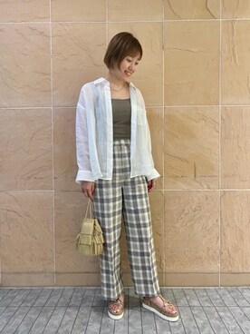 市村　玲衣さん（レディース・170cm）の春コーディネート