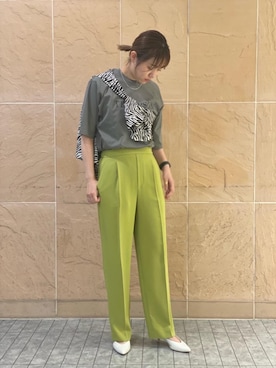 市村 玲衣さん(レディース・170cm)の夏コーディネート