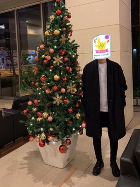 「united arrows」｜「アイテム（スリッポン）」を使った、yuugnさん（メンズ・175cm）の冬コーディネート