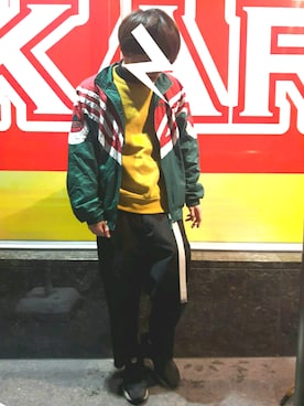 「RAGEBLUE（レイジブルー）のアイテム（その他）」を使った、じろう。さん（メンズ・166cm）の冬コーディネート