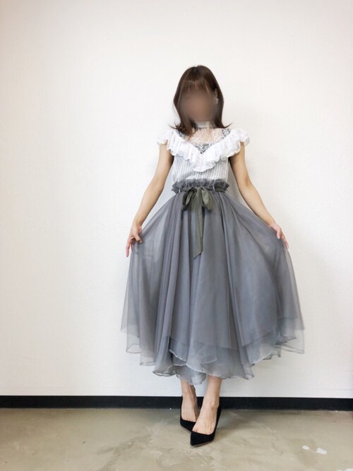 LA BELLE ETUDE Odette(ボリュームチュールスカート) - スカート