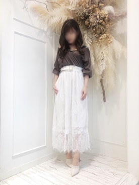 「LA BELLE ETUDE（ラベルエチュード）のアイテム（パンプス）」を使った、るうさん（レディース・162cm）の夏コーディネート