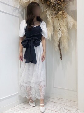 「LA BELLE ETUDE（ラベルエチュード）のアイテム（パンプス）」を使った、るうさん（レディース・162cm）の夏コーディネート