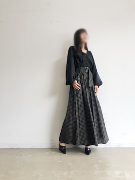 「LA BELLE ETUDE（ラベルエチュード）のアイテム」を使った、るうさん（レディース・162cm）の秋コーディネート