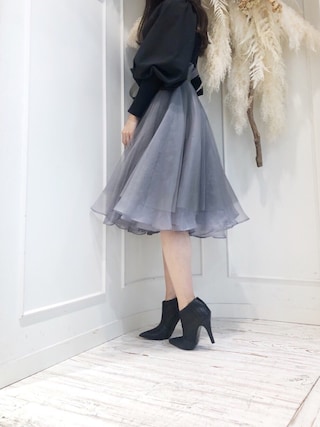 LA BELLE ETUDE】Odette MINI（ボリュームチュール×オーガンジー