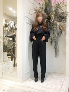 「LA BELLE ETUDE（ラベルエチュード）のアイテム」を使った、るうさん（レディース・162cm）の冬コーディネート