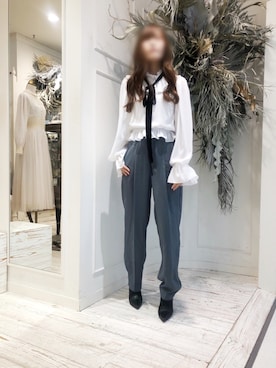 「LA BELLE ETUDE（ラベルエチュード）のアイテム」を使った、るうさん（レディース・162cm）の冬コーディネート