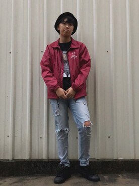 連純榆さんのコーディネート