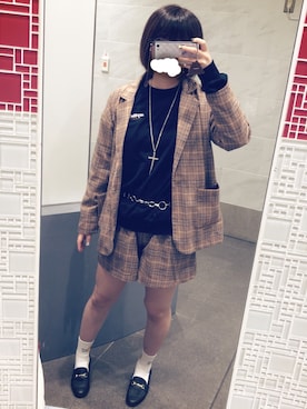 「mocha（モチャ）のアイテム」を使った、うめさん（レディース・167cm）の春コーディネート