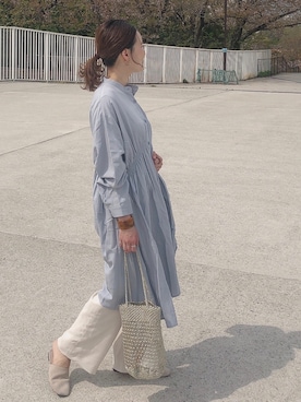 「FROMFIRST musee（フロムファーストミュゼ）のアイテム」を使った、か ぁ こさん（レディース・156cm）の春コーディネート