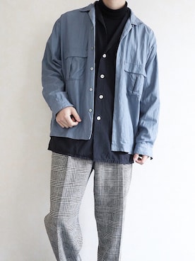 「CEASTERS（ケステル）のアイテム」を使った、Uさん（メンズ・174cm）の冬コーディネート