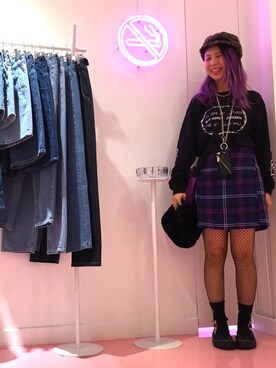 「Faith（-）のアイテム（PC・スマホグッズ/家電）」を使った、@さん（レディース・162cm）の冬コーディネート