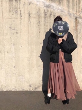 「参戦服、Hey!Say!JUMP」｜harukaさん（レディース・169cm）の冬コーディネート