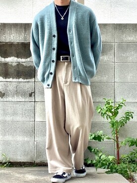 「NONENON（ノンノン）のアイテム」を使った、シータケさん（メンズ・165cm）の春コーディネート