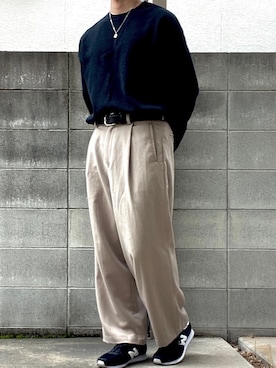 「NONENON（ノンノン）のアイテム」を使った、シータケさん（メンズ・165cm）の夏コーディネート