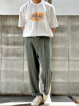 「ACOVER（オコボ）のアイテム」を使った、シータケさん（メンズ・165cm）の夏コーディネート