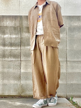 「ACOVER（オコボ）のアイテム」を使った、シータケさん（メンズ・165cm）の秋コーディネート