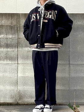 「ACOVER（オコボ）のアイテム」を使った、シータケさん（メンズ・165cm）の春コーディネート