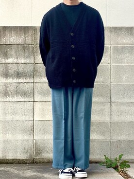 「Chillfar（チルファー）のアイテム」を使った、シータケさん（メンズ・165cm）の春コーディネート