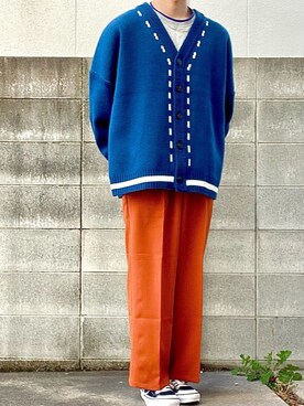 「Chillfar（チルファー）のアイテム」を使った、シータケさん（メンズ・165cm）の春コーディネート