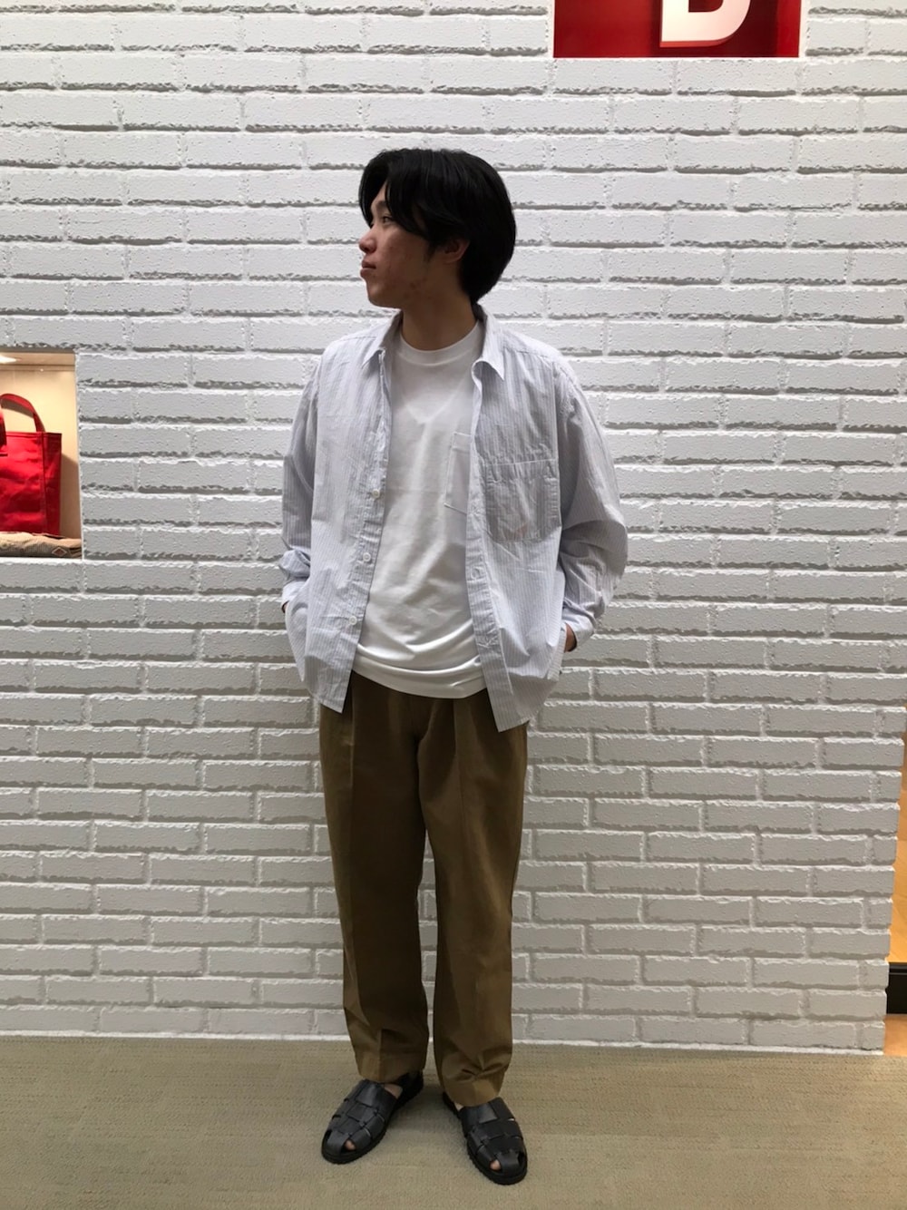 KABEL カベル リネンコットン グルカトラウザーパンツ ホワイト Bshop Bshop（ビショップ）の「【KABEL】〈別注〉グルカパンツ MEN（その他