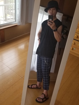 「High quality product（ハイクオリティプロダクト）のアイテム」を使った、　K.Daisuke さん（メンズ・176cm）の夏コーディネート