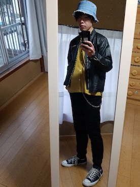 「STUDIOUS（ステュディオス）のアイテム（財布/小物）」を使った、　K.Daisuke さん（メンズ・176cm）の春コーディネート