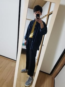 「コーデュロイシャツ」｜　K.Daisuke さん（メンズ・176cm）の春コーディネート