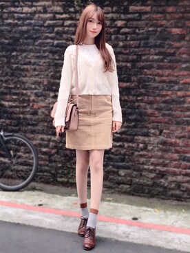 まお♡さん（レディース・163cm）の冬コーディネート