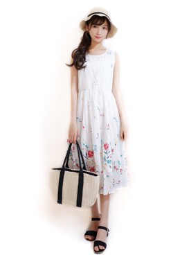 まお♡さん（レディース・163cm）の夏コーディネート