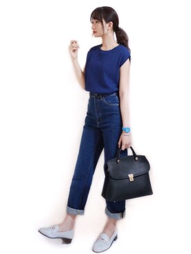 「florist」｜「アイテム（アナログ腕時計）」を使った、まお♡さん（レディース・163cm）の夏コーディネート