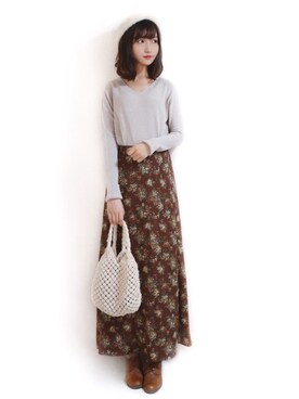 「SonnyLabel」｜「アイテム（ハンチング/ベレー帽）」を使った、まお♡さん（レディース・163cm）の夏コーディネート