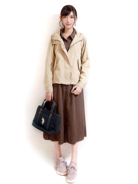 まお♡さん(レディース・163cm)の秋コーディネート