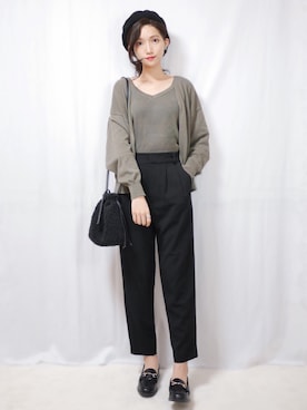 「LAULHERE 」｜まお♡さん（レディース・163cm）の秋コーディネート