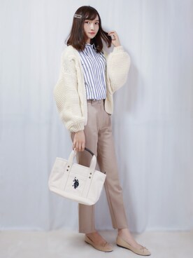 「OandI（オーアンドアイ）のアイテム」を使った、まお♡さん（レディース・163cm）の秋コーディネート