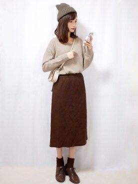 「nanouniversewomens」｜まお♡さん（レディース・163cm）の秋コーディネート