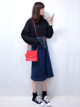 「perkyroom」｜まお♡さん（レディース・163cm）の秋コーディネート